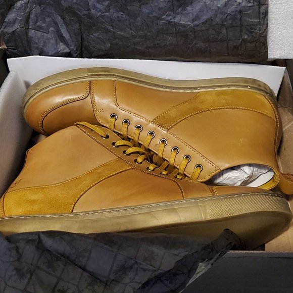 New Stacy Adams Men's Winchell Moc Toe Chukka Boot size 11.color Antique Gold - Picture 5 of 9